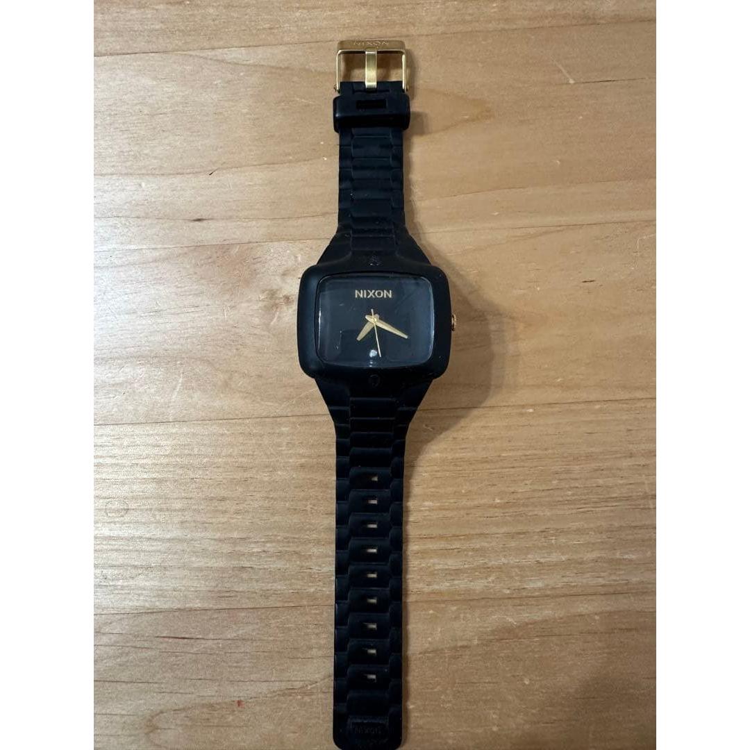 Used NIXON THE RUBBER PLAYER Black