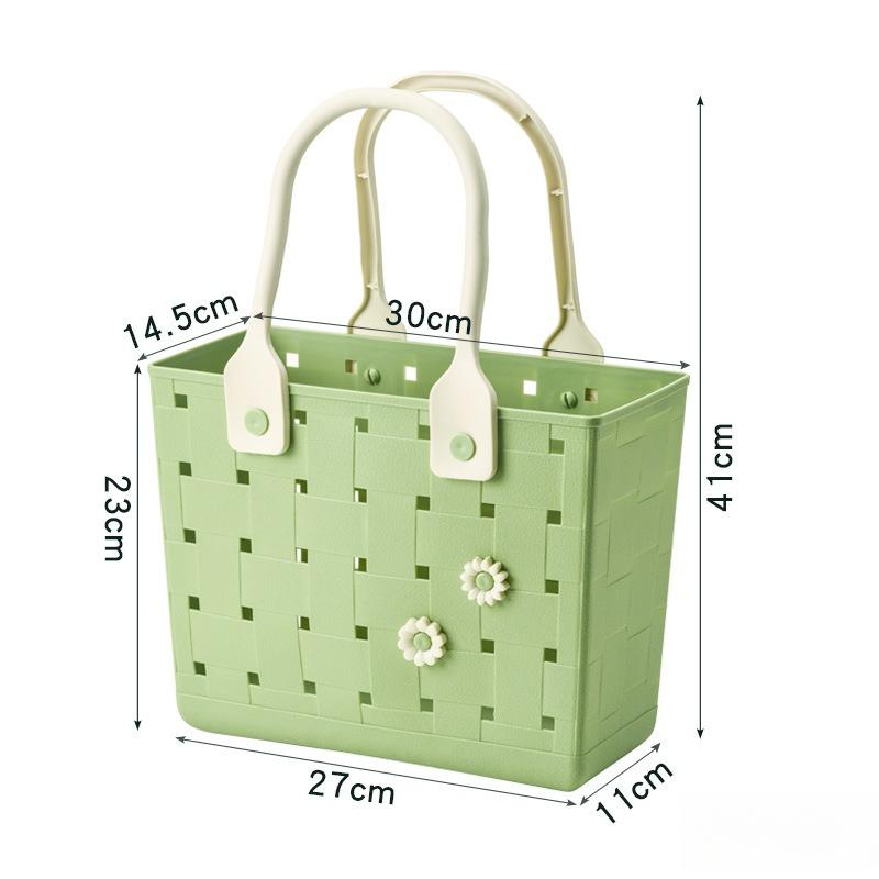 1pc Storage Basket Handheld Outdoor Picnic Organizer Bathroom Dormitory Wash Container Portable Home Toiletry