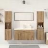VidaXL Ensemble De Meubles Salle De Bain 5 Pcs Bois D'ingénierie, Armoire De Salle De Bain, Armoire De Rangement De 3328920