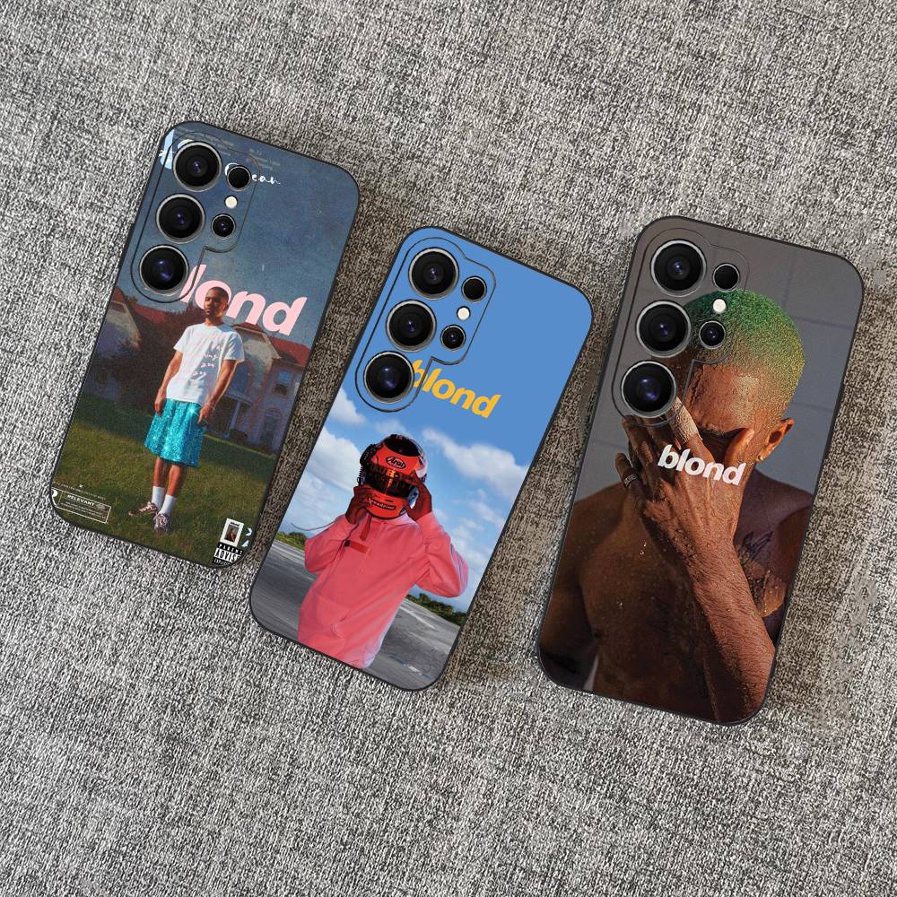 Album F-Frank O-Ocean Rap Phone Case For Samsung S 24 Fe 25 Ultra Plus 20 Lite 21 30 22 23 24 22 Ultra 5G Fundas