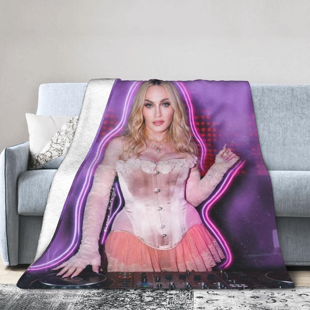 M-Madonnas Confessions Ii Blanket Ultra Soft Throw Blankets For Sofa 50X60 Inch Multiple Sizes Plush Thin Quilt