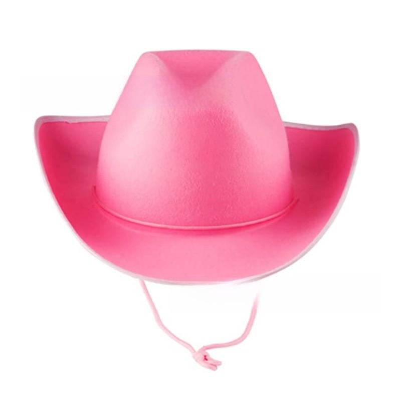 Color Cowboy Solid Hat Costume Prop Sewing Craft Party Gift Friends Supplies