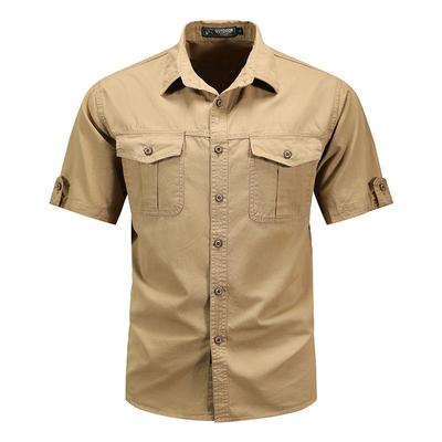 Men's 2025 Summer Trendy Street Style Loose Short-Sleeve Shirt