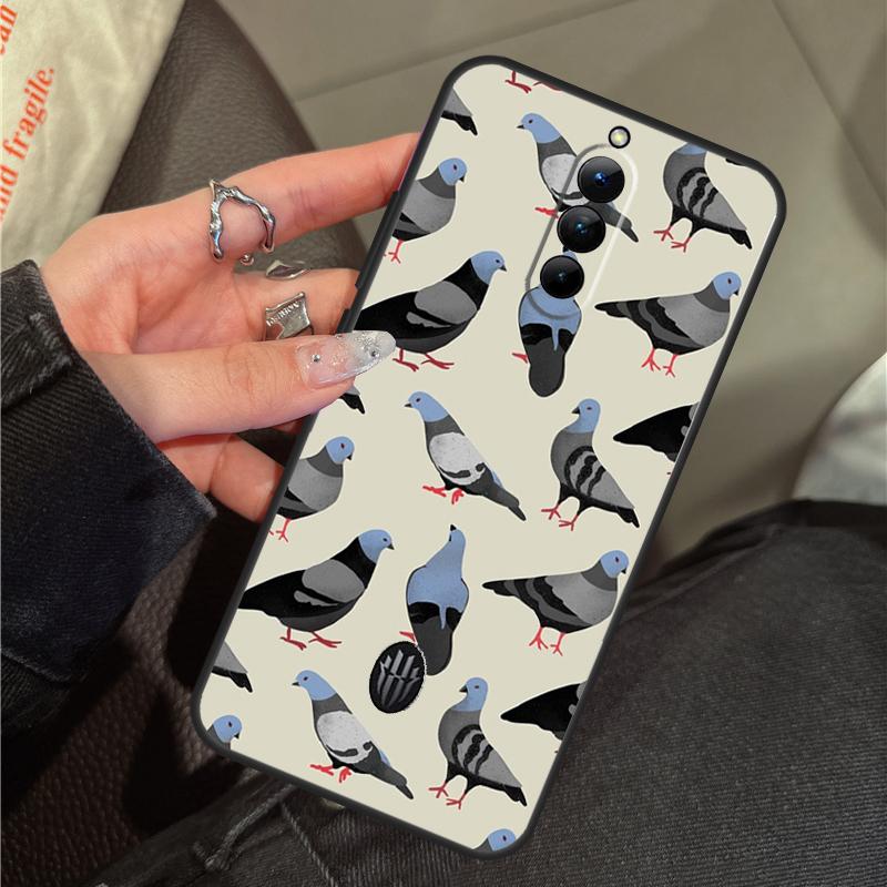 

The Pigeons Case For ZTE Nubia RedMagic 10 Pro Plus 11 9 8 8S 9S 10S Pro 5G 5S 6 7 6S 7S Pro 11 Air Cover RedMagic 10S Pro