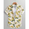Hawaïaanse Heren Korte Mouw Shirts Strandshirts Heren Shirts Grote Herenkleding Cartoon Dierlijke Patronen Los En Ademend