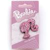 barbie Sparkly Silhouette Enamel Pin Badge