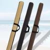 Hand Woven Handle Fishing Rod Case Storage Two Way Zipper Fishing Gear Bag  Storage Umbrella