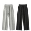 Women S High Waist Wide Leg Casual Pants Fall Winter Fleece Lined Slim Fit