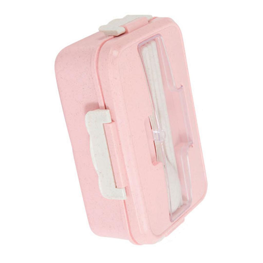 Lunch Box Compartmentalized Insulated Bento Box Reusable Food Storage Containers with Lid for Students Office Workers
