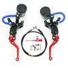 22mm Motorrad Hydraulische Bremse Motocross Bremszylinder Kupplungshebel Pumpe für Honda Yamaha Kawasaki Dirt Bike ATV Pitbike