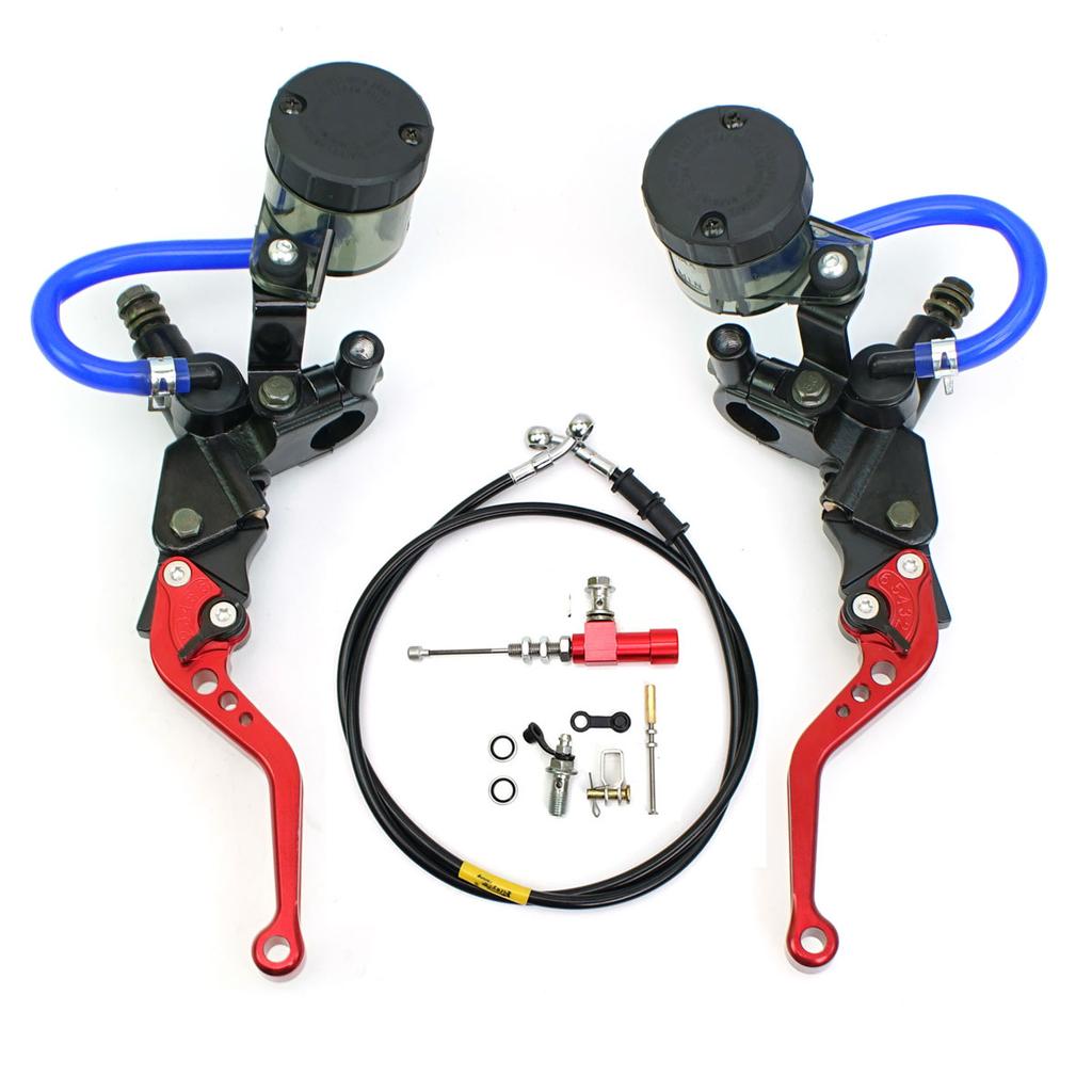 22mm Motorrad Hydraulische Bremse Motocross Bremszylinder Kupplungshebel Pumpe für Honda Yamaha Kawasaki Dirt Bike ATV Pitbike