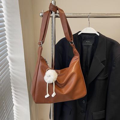 Simple and Large-capacity Bag Women's 2025 New Fashion and Versatile Casual Shoulder Bag Student Commuter Crossbody Tote Bag