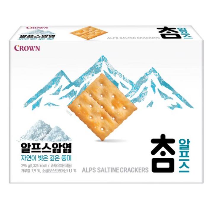 Cham Cracker Cham Alps 295g – Light & Crispy Savory Cracker Snack
