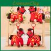 Motif Stuffed Animal Pony Plush Toy With Short Velvet Fur For Home Decor And Souvenir
