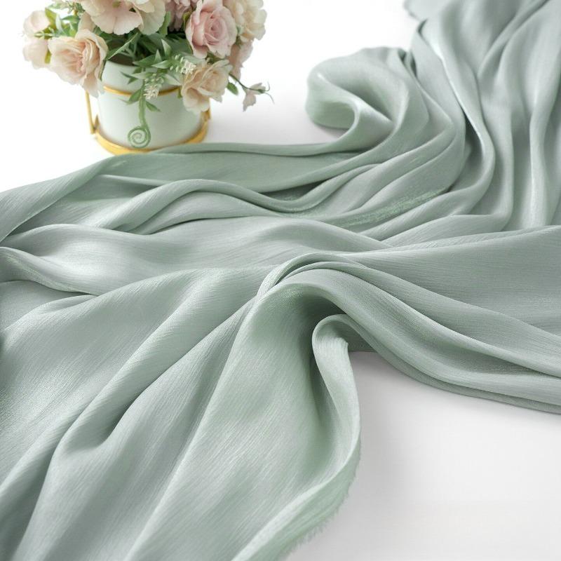1/3/5m Soft Eugen Cotton Fabric Designer Fabric Solid Color Polyester Fabric, Sewing Material for Summer Dress and Lining Cloth
