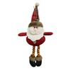 Christmas Hanging Plush Ornaments Festive Season Pendant Doll for Home Decoration and Christmas Tree Bows