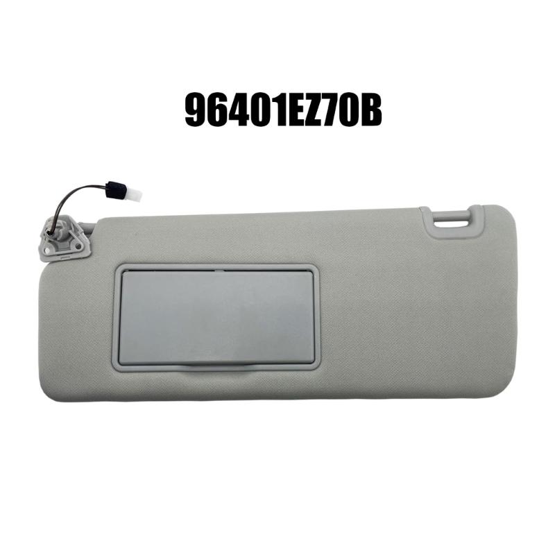 Direct Fit Left Sun Shade Assembly, Gray Driver Side Mirror Part with 96401-EZ70B Reference for Interior Service and Daily Use Needs