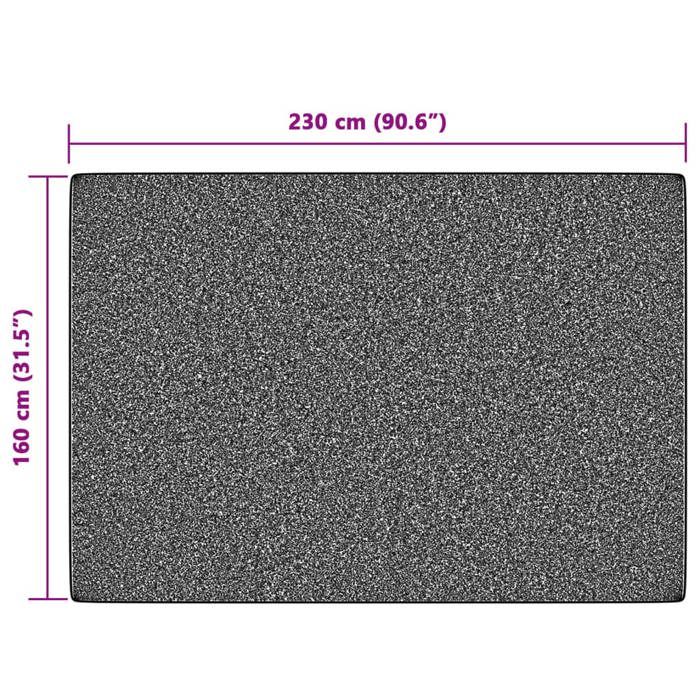 VidaXL Tapis Intérieur Extérieur à Poils Courts Antidérapant, Moquette de Sol, Carpette de Chambre à Coucher Salon Terrasse 4007228