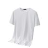 Unisex Solid Color Short-Sleeve T-Shirts - Black & White Summer Tops
