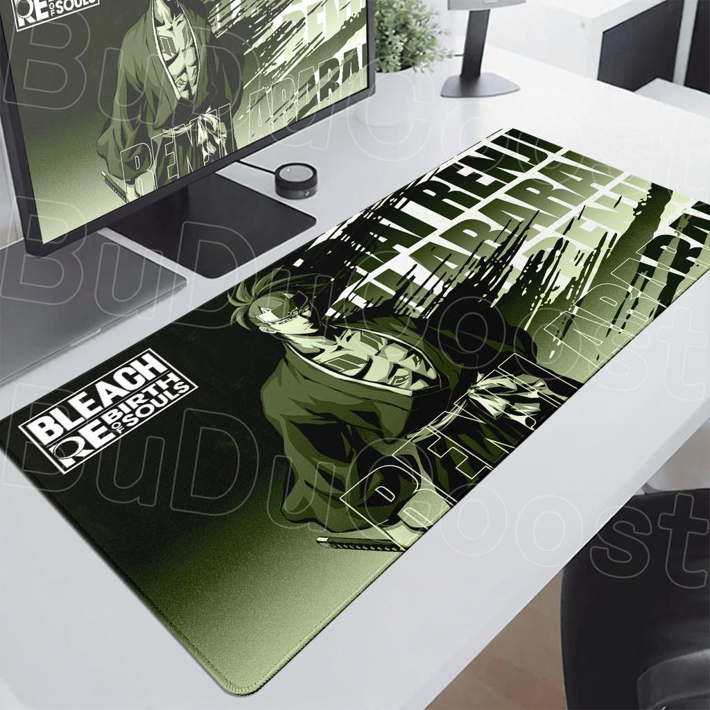 Anime Mousepad HD Print Bleach Kurosaki Ichigo Computer Table Mause Mat Rubber Gamer Deskmat Laptop Home Bedroom Decoration Rugs