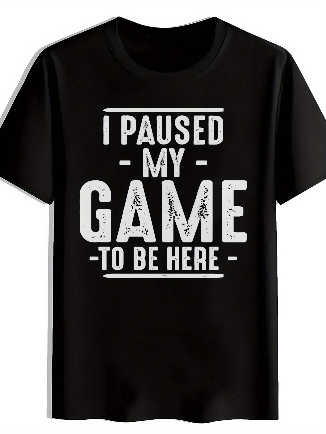 T-shirt A with Uppercase Letters on a Gray Striped Background XXXXL