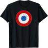 France Air Force Roundel FAF Armed Forces T-Shirt Short Sleeve Casual Cotton O-Neck Mens T Shirts