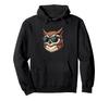 Cool Cartoon Owl and Sunglasses Funny Design Hoodie