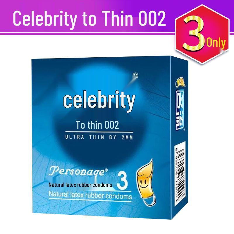 Celebrity Extra Lubricated G-Spot Ribbed Ultra Thin Small Condoms