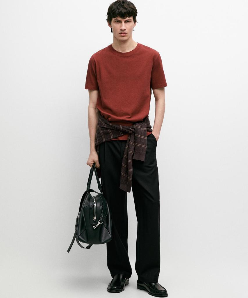 Masimodutti Short Sleeve Cotton Blend T-Shirt