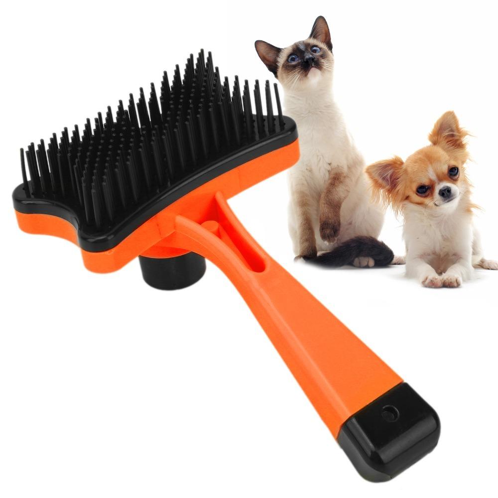 Grooming and Massage Pet Grooming Brush Self Cleaning Brush  Pet Grooming At Home