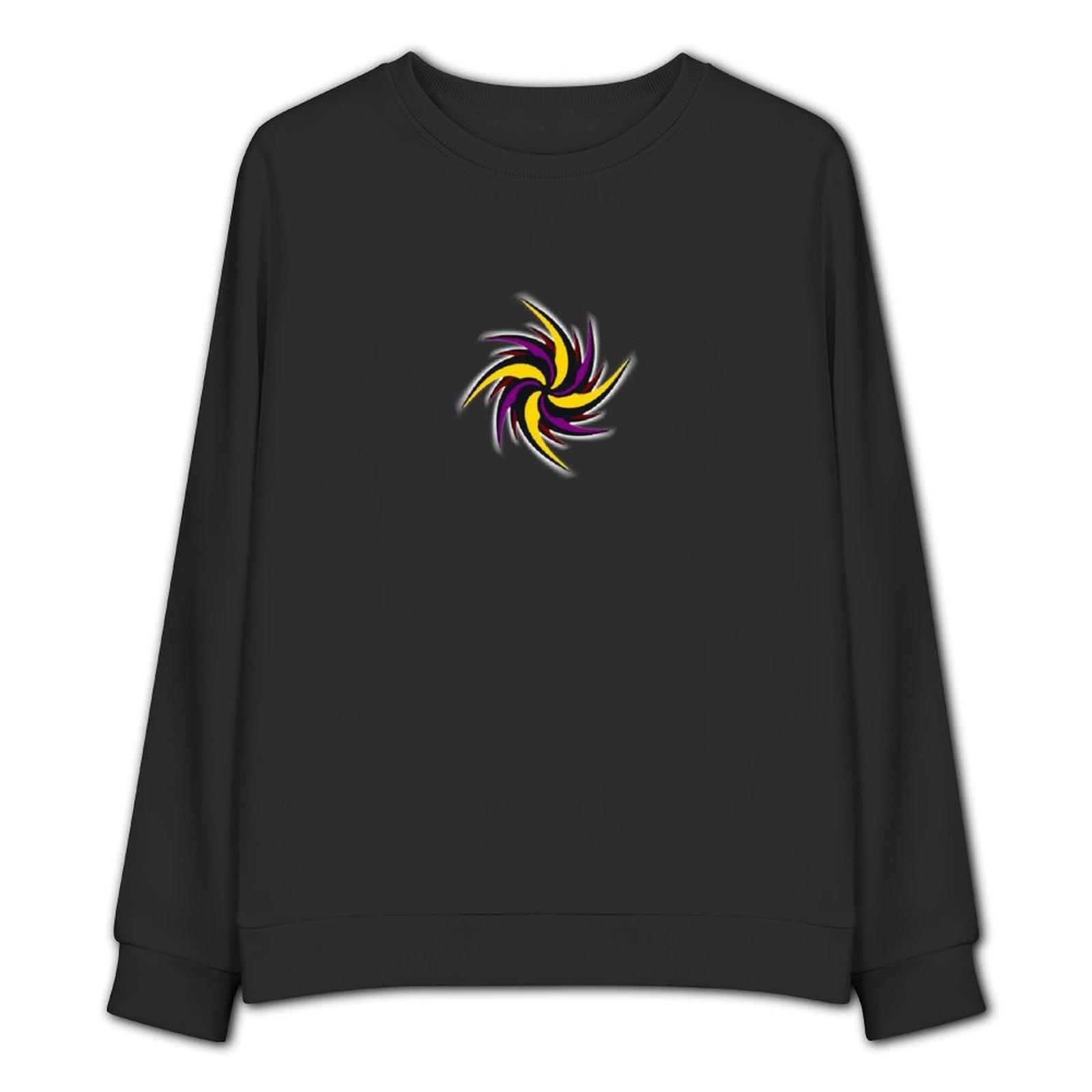 

Shadow Spark Logo Pullover Hoodie Aesthetic Clothing Velvet Warm Hoodies & Sweat-shirt XXXL темно серый