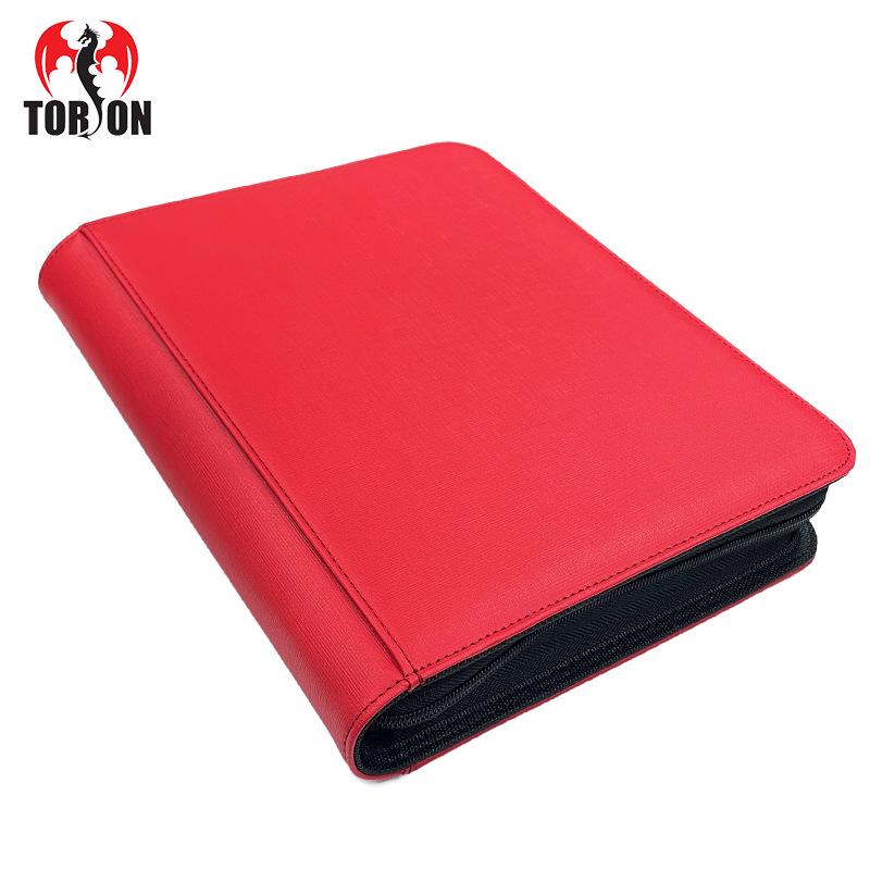 252-Card Large Capacity Hard Album: 9-Pocket Toploader Transparent Pokemon Card Storage.