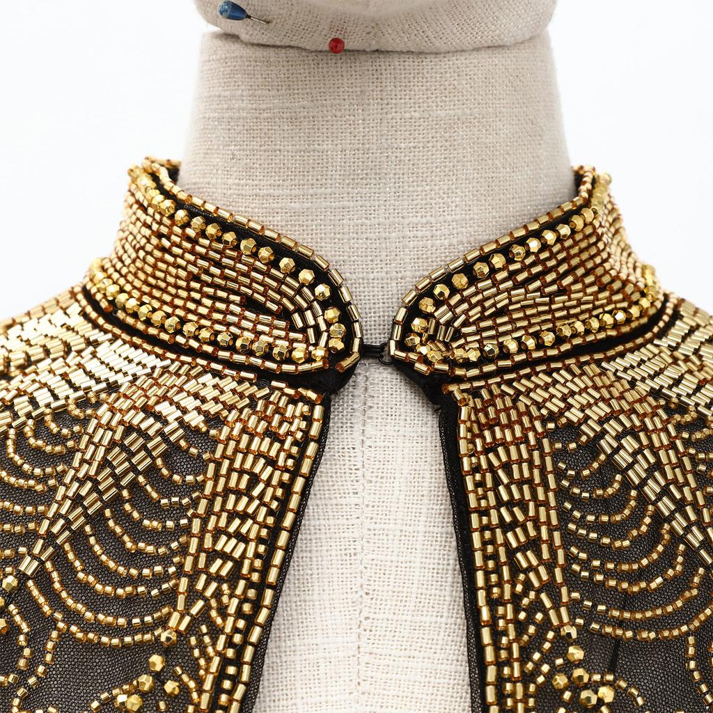 Women 20s Flapper Long Fringed Shawl Sequin Beaded Tassel Evening Cape Wrap for Wedding Reception Special Events