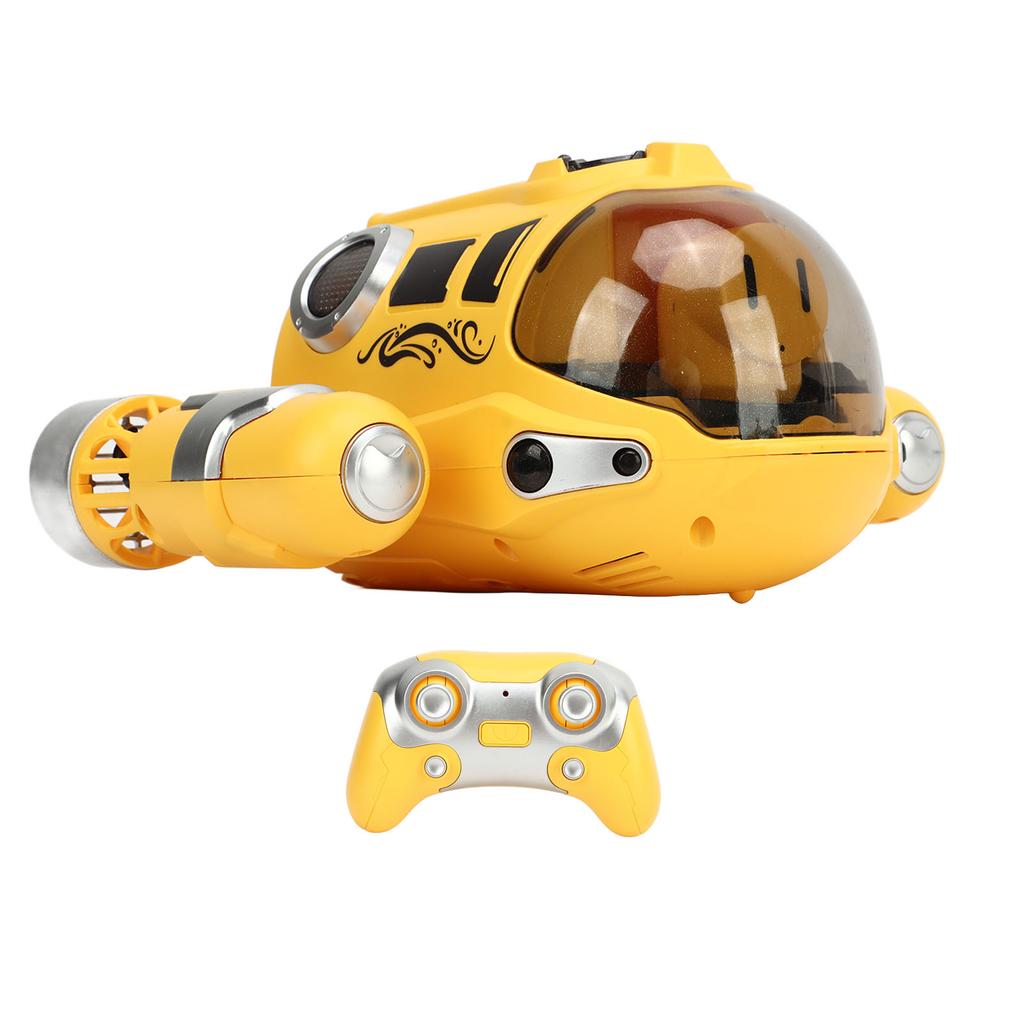 Remote Control Motorboat with 500mah Battery Submarine Spray Gasboat for Pools and Lake Toys