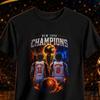 New York Champions T-Shirt Basketball Fan Tee, NYC Street Art Grafik-Tee, Urbanes Basketball-Shirt, Geschenk für Basketball-Liebhaber