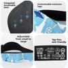 Kids Empty Top Sun Visor 58g UPF50+ Foldable Adjustable Washable for Sports