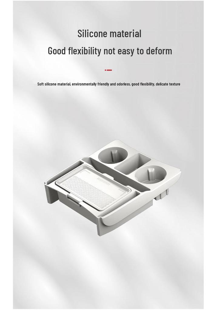 Suitable for 25 Lantu FREE+ Models: Silicone Console Storage & Glasses Case Car Accessory.