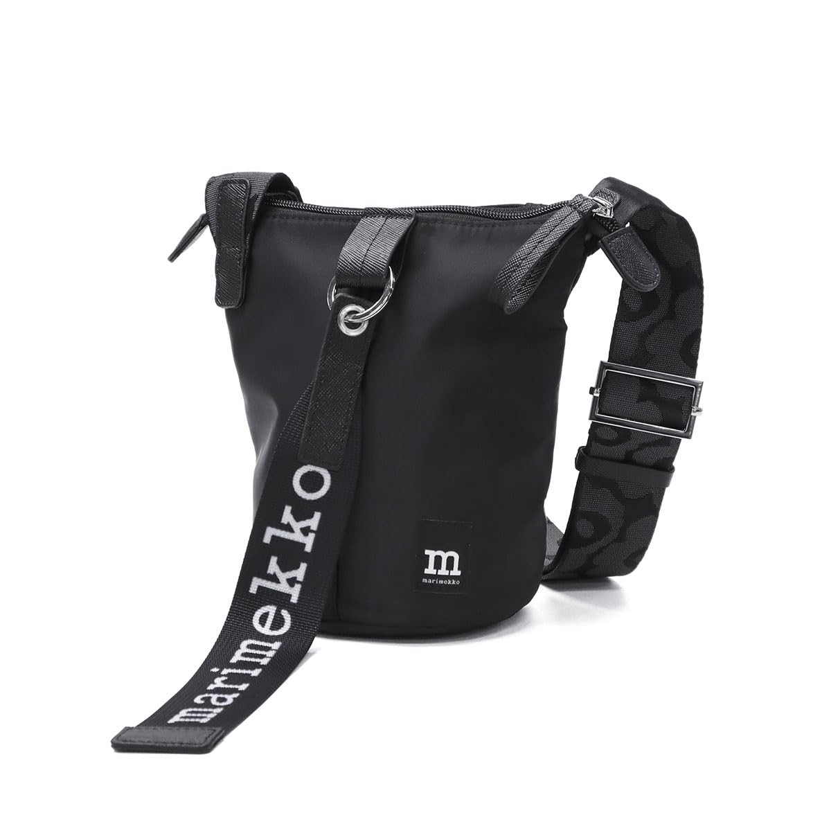 

Marimekko Essential Bucket Однотонная наплечная сумка-ведро черного цвета, Женская, 52_1_52239291201, чёрный