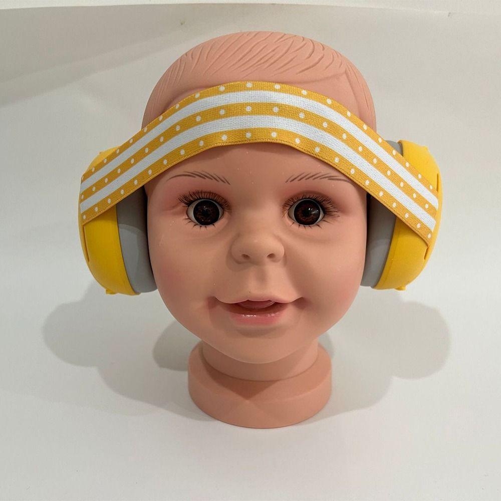 2 in 1 Baby Ear Muffs Lightweight Noise Cancelling Muffler Noise-Reducing Earmuffs  Airplane Use