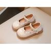 Princess Style Kids Girls Casual Leather Single Shoes For Spring Autumn