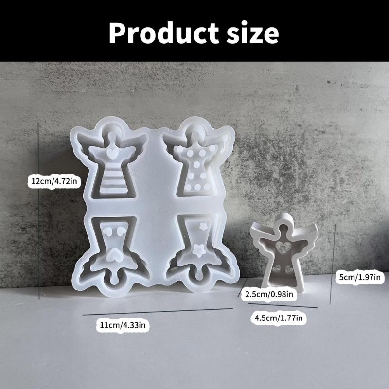 Flexible Silicone Mold Nightlight Molds Creative Project Moulds Silicone Texture for Creating Detailed Angel Decorations