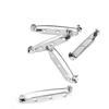 50pcs Bar Pins Brooch Lock Back Safety Catch 25mm 1 Inch Rolling DIY Findings Safty Pins