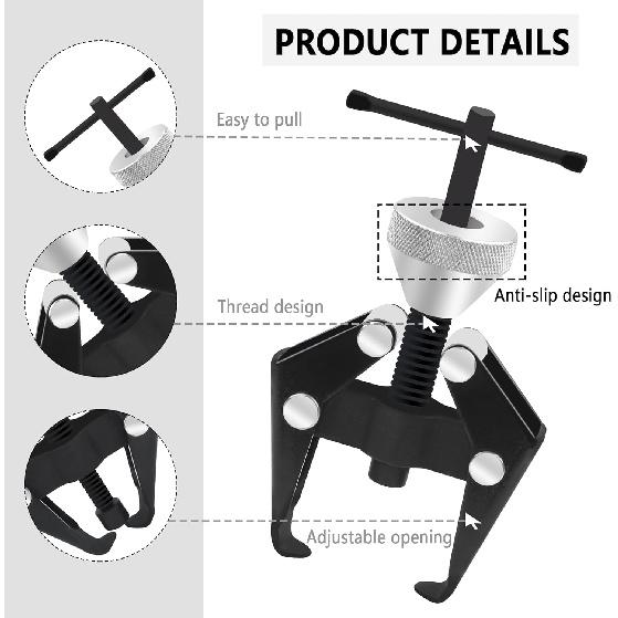 Windshield Wiper Arm Removal Tool Kit,Professional Bearing Puller & Battery Terminal Puller For Easy Removal And Repair Wiper Arms,Universal Wiper