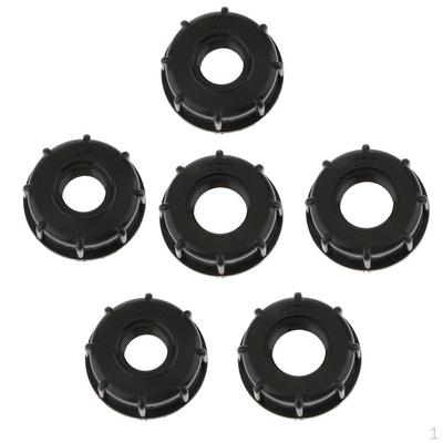 Ibc Water Tote Tank Adapter Hose Cover for 60mm 0.75 Inch + 1 Inch, 6 Pieces