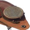 Trust In The Lord with All Your Heart Engraved Compass, Pocket Compass, Confirmation Gift Ideas, Religious Gifts, Missionary Gifts