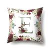 Polyester Pillowcase American Retro Flower Plant 26 English Letter Cushion Cover Car Pillowcase