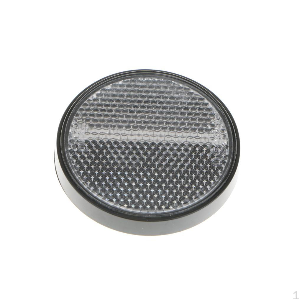 Round Reflector Light Reflective Strips Self for Driving Safety белый