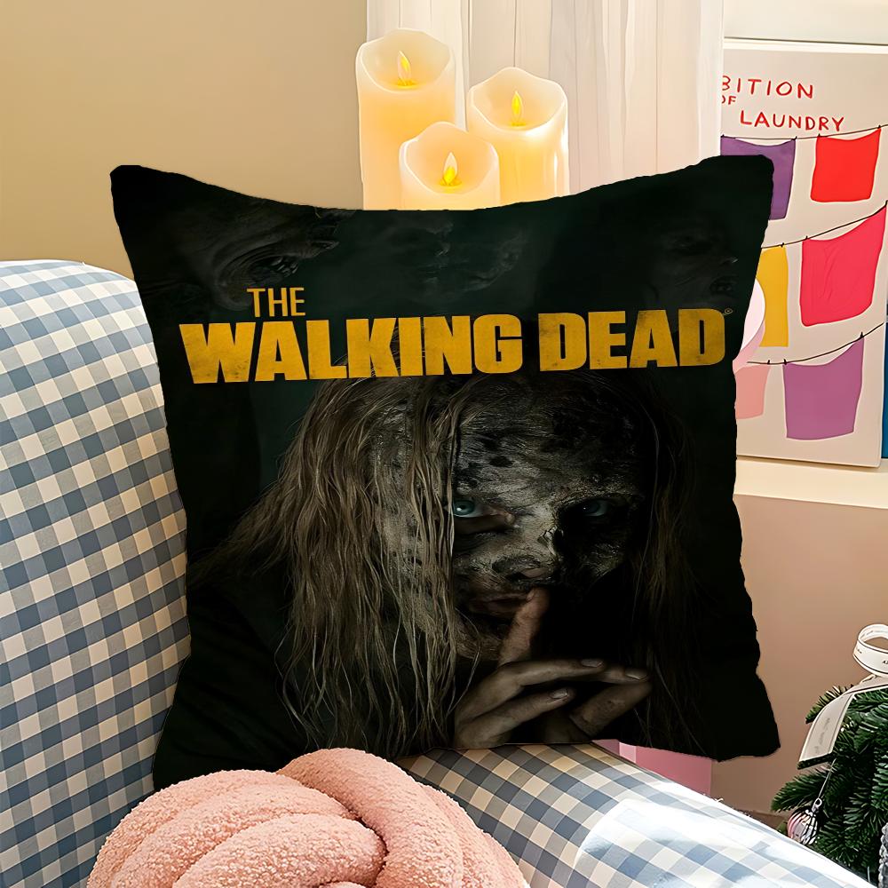 The Walking Dead Poster Personalized Pillow Dust Cover Bedroom Kids Party Decoration Pillowcase Birthday Children Gift