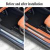 For BYD Sealion 07 Ev Threshold Strip Leather Threshold Kick Pad Welcome Pedal Protection Decoration Modification Accessories
