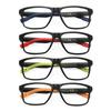 MODFANS Oversized Blue Light Reading Glasses Men Large Readers XL Big Head Eyeglasses For Women Wide Frame With Spring Hing